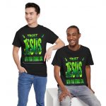 Jesus Trust T-Shirt - "Trust Jesus With Your Eternal Soul" Neon Green Christian Tee