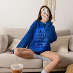 Religious Crewneck Sweatshirt — "God Never Stops Listening, So Never Stop Praying" Inspirational Faith Pullover