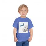Toddler Tee — Cute Snoopy Peeking "Hi!" Graphic