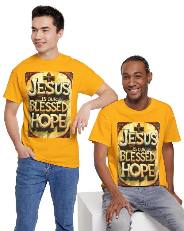 Christian T-Shirt — "Jesus Is Our Blessed Hope" Inspirational Tee