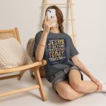Christian T‑Shirt — “Jesus Is The Same Yesterday Today Tomorrow” Inspirational Graphic Tee