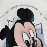 Mickey Mouse Peek-A-Boo Shower Curtain — Kids Cartoon Bathroom Decor