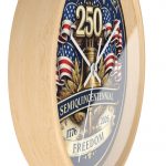 250th Semiquincentennial Wall Clock — USA 1776–2026 Freedom Commemorative Clock