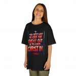Kids Christian T-Shirt — “The Best Way to Keep the Enemy Out is to Keep Christ In”