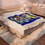 Velveteen Blanket — "The Lord Is My Light" Lighthouse Christian Throw