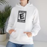 Bible Rated E Hoodie — "The Bible: Rated E for Everyone" Graphic Pullover