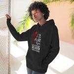 "If You Knew My Past You'd Know Jesus Dropped The Charges" Christian Cross Faith Based Hoodie