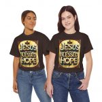 Christian T-Shirt — "Jesus Is Our Blessed Hope" Inspirational Tee