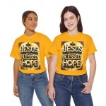 Christian T-Shirt — "Jesus Is Our Blessed Hope" Inspirational Tee