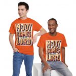 Christian Graphic Tee — “My Joy Comes From the Lord” Inspirational Bible Verse Shirt