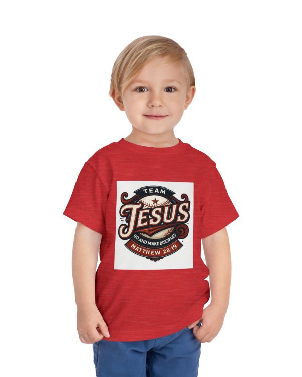 Team Jesus Toddler Tee — Matthew 28:19 Christian Kids Shirt