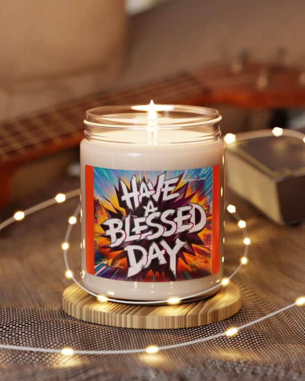 Have a Blessed Day Scented Soy Candle — 9oz Inspirational Jar Candle
