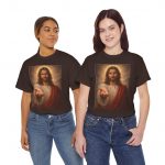 Jesus Portrait T-Shirt — "Come Unto Me" Inspirational Christian Tee