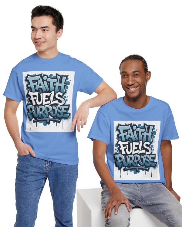 Faith Fuels Purpose T-Shirt — Inspirational Christian Graphic Tee