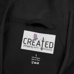 Windbreaker Jacket — "Never Stop Believing in the Power of God" Inspirational Zip Hoodie