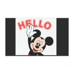 Hello Character Car Magnet — Cute Waving Cartoon Vehicle Magnet