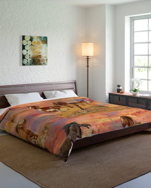Wild Horses Comforter – Sunset Gallop Horse Bedding