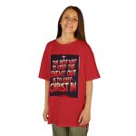 Kids Christian T-Shirt — “The Best Way to Keep the Enemy Out is to Keep Christ In”
