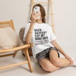 "Need Prayer? Tap My Shoulder" Prayer Support Christian Tee