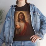 Jesus Portrait T-Shirt — "Come Unto Me" Inspirational Christian Tee