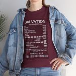 Romans 6:23 Salvation Receipt T-Shirt — Christian Faith Based T-Shirt