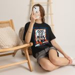 God Is At Work T-Shirt — Inspirational Faith Graphic Tee