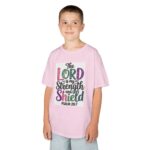 Psalm 28:7 "The Lord is My Strength and Shield" Christian Faith Based T-Shirt