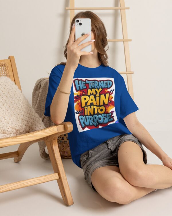 He Turned My Pain Into Purpose Christian Faith Based T-Shirt