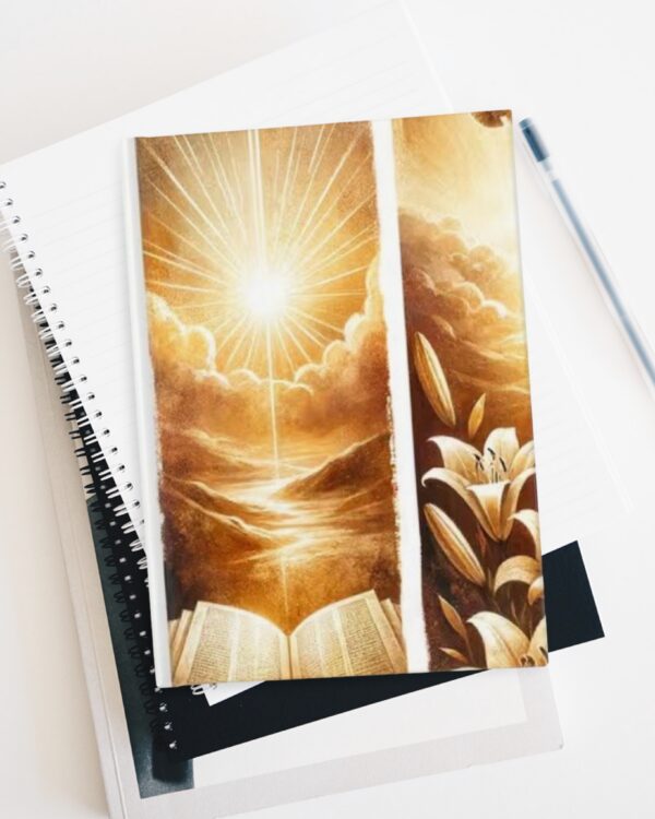 Christian Prayer Journal — Inspirational Jesus & Cross Hardcover Notebook