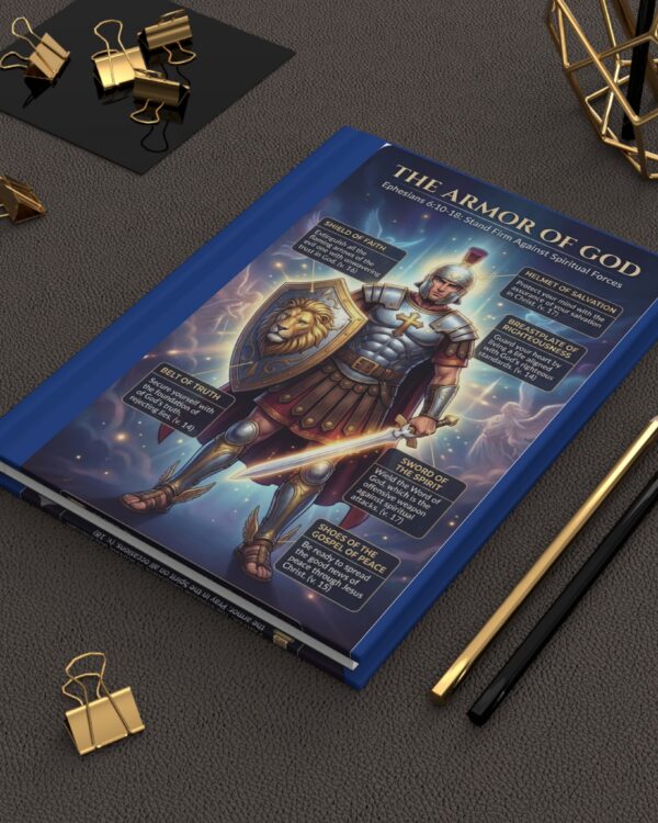 Armor of God Journal — Christian Devotional Hardcover Notebook (Ephesians 6:10-18)